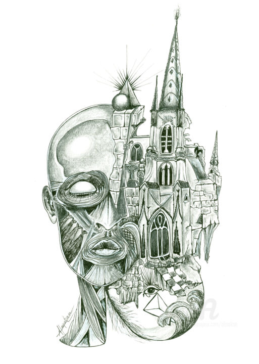 En travaux 图画, 19.7x15.8 in