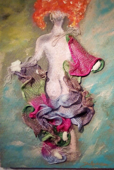Soir d'été 纺织艺术, 15.8x11.8 in