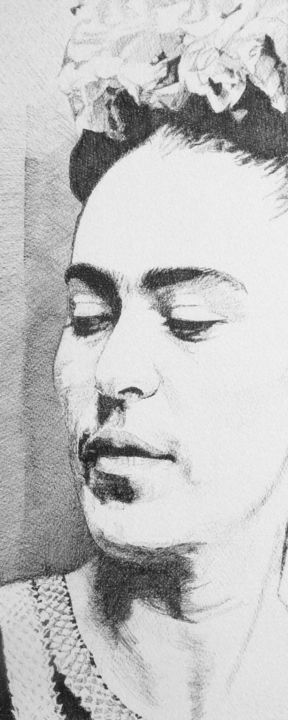 Drawing titled "Resistencia" by Franck Le Boulicaut, Original Artwork, Pencil