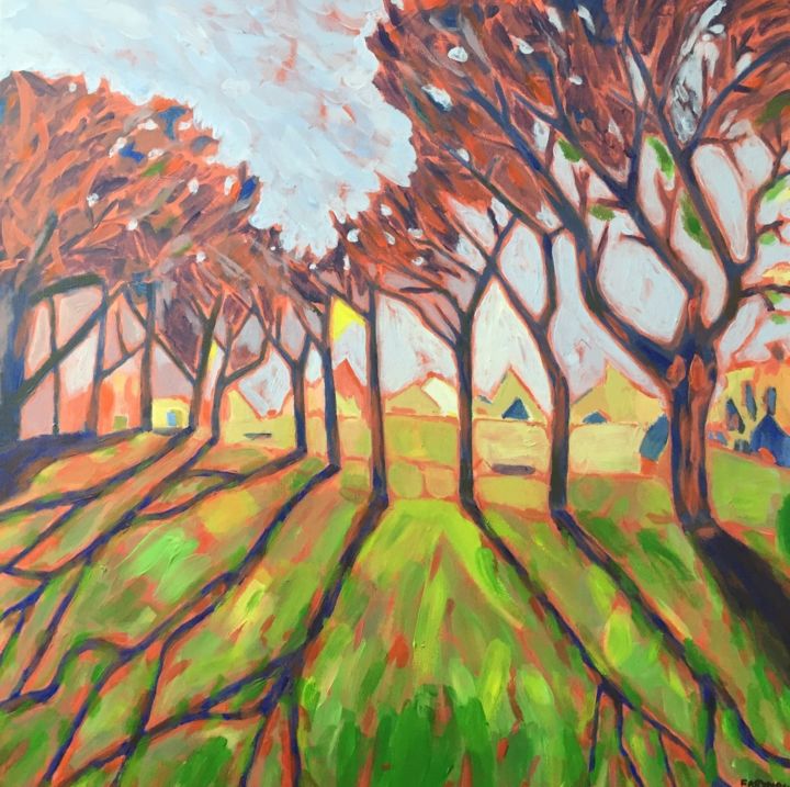 Peinture intitulée "Individualistic" par Fanie Krynauw, Œuvre d'art originale, Acrylique
