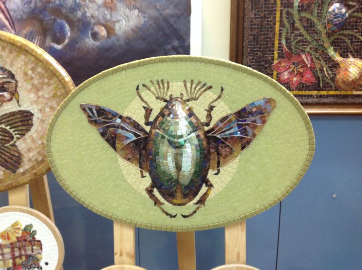 Design getiteld "Жук" door Gennadii Chernev, Origineel Kunstwerk, Mozaïek