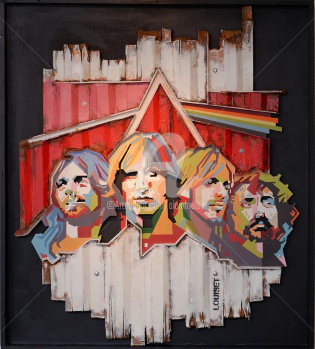 PINK FLOYD 雕塑, 39.4x31.5 in