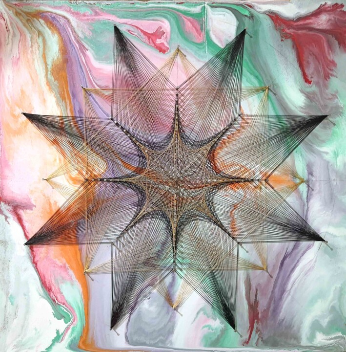 雕塑,  25x25 in 