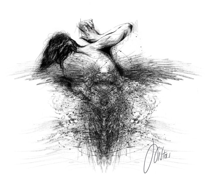 Arte digitale intitolato "Confusion" da Xristastavrou, Opera d'arte originale, Pittura digitale