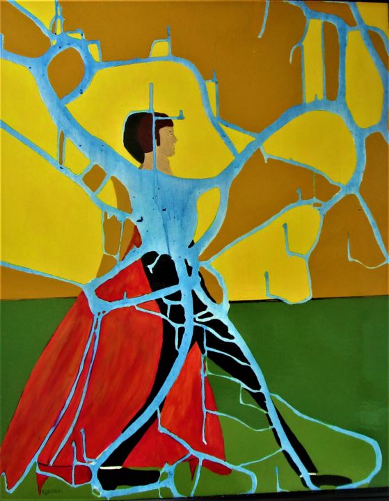 Couple de danseurs 绘画, 29.9x24 in