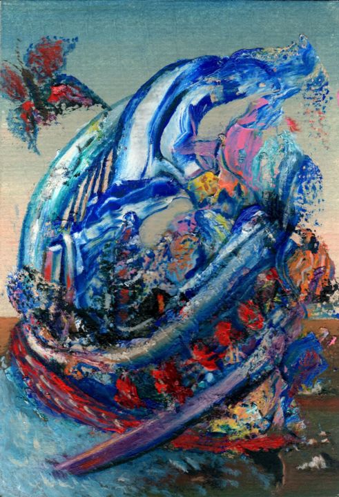 绘画,  7.9x5.5 in 