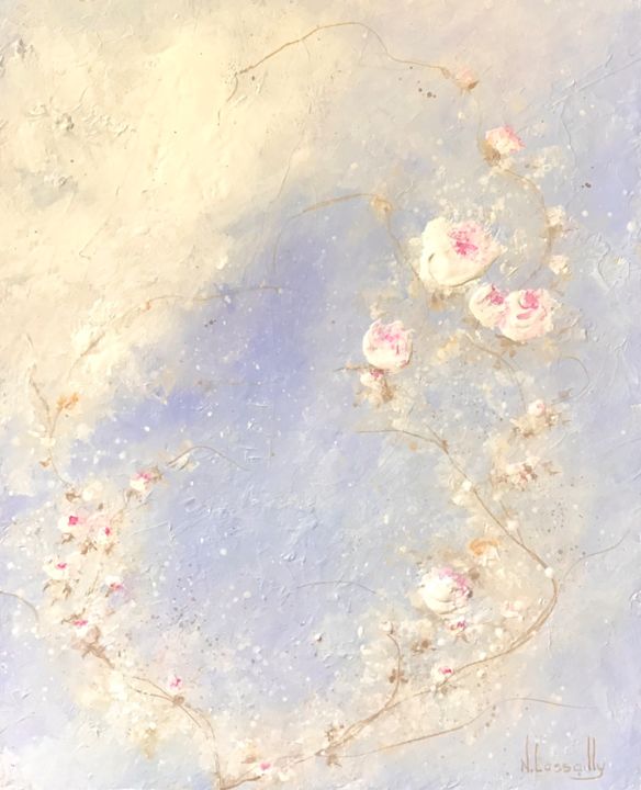 Peinture intitulée "Véranise - 919" par Noëlle Lassailly, Œuvre d'art originale, Acrylique