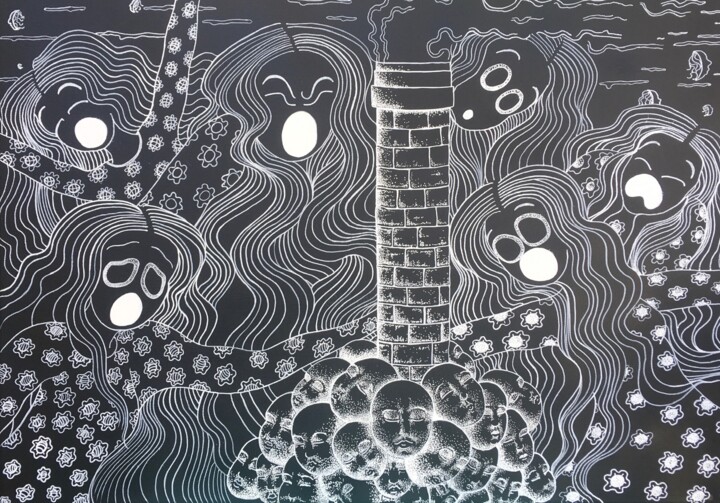 绘画,  19.7x27.6 in 