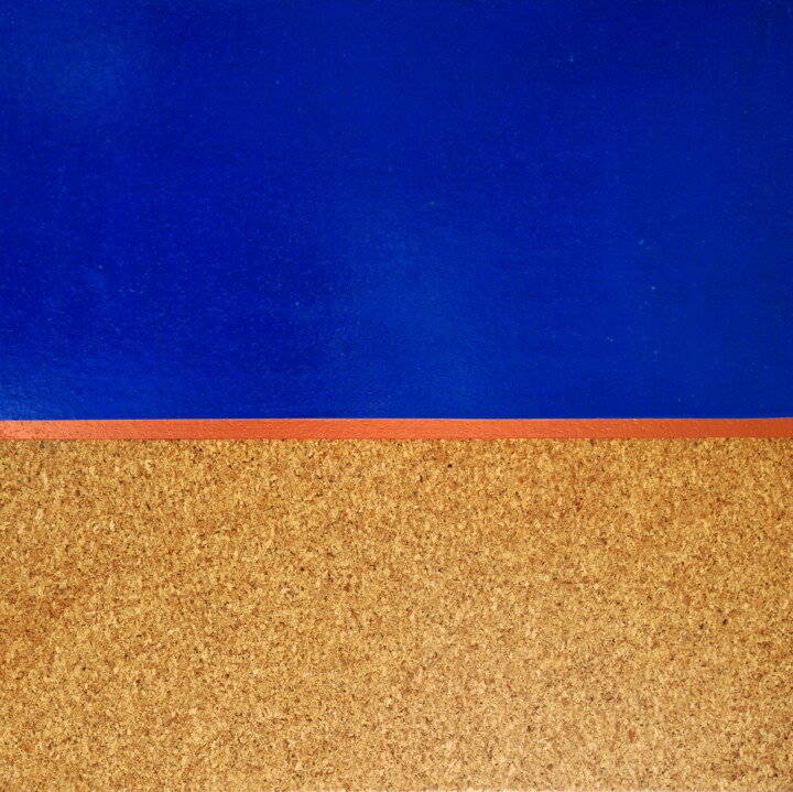 Painting titled "UnderCover Cork No.…" by Carla Sá Fernandes, Original Artwork, Acrylic Mounted on Wood Stretcher frame