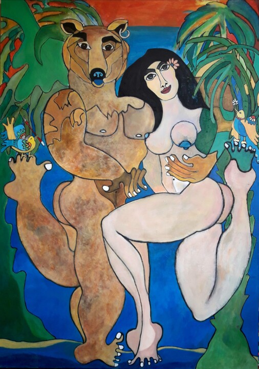 绘画,  65x45.3 in 