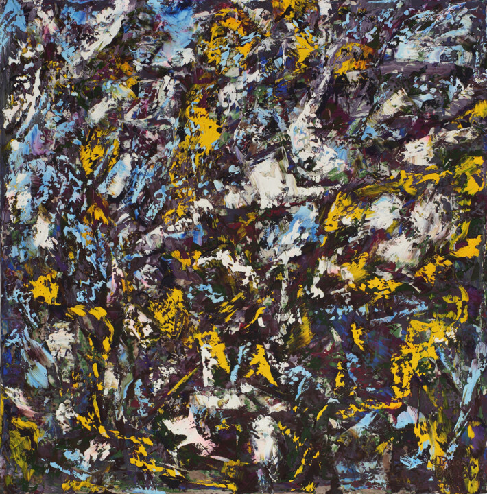 Abstract oil painting 绘画, 31.5x31.5 in