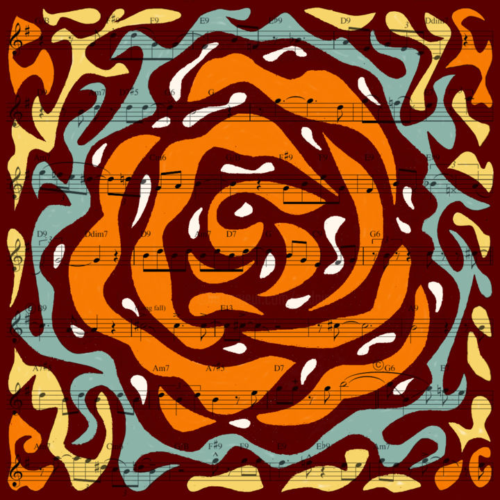 Rose Printmaking, 9.8x9.8 in
