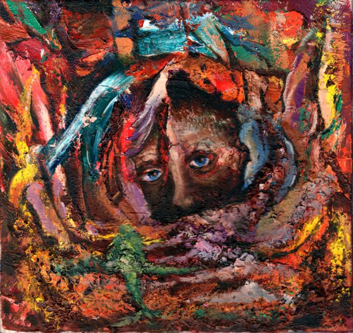 绘画,  5.9x6.3 in 