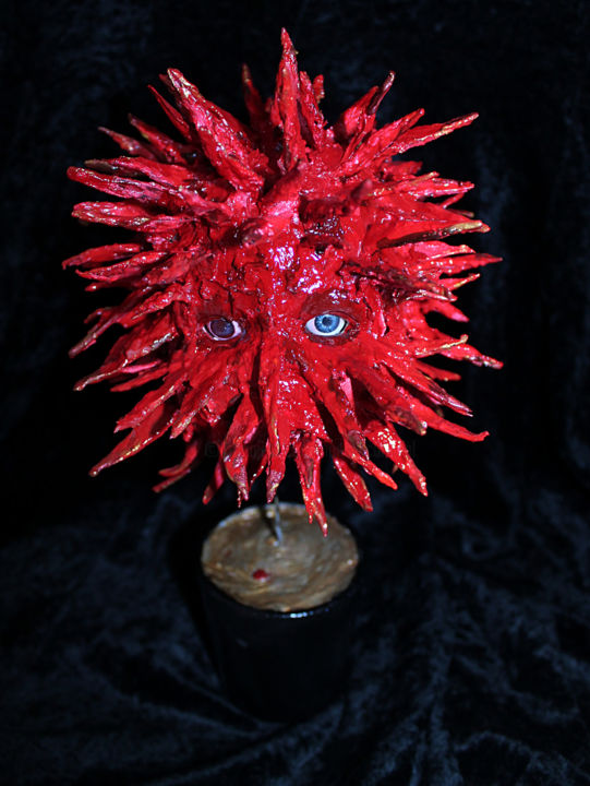 Bébé virus 雕塑, 9.8x7.9 in