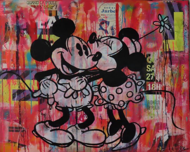 LE SMACK DE 18h 绘画, 31.5x39.4 in