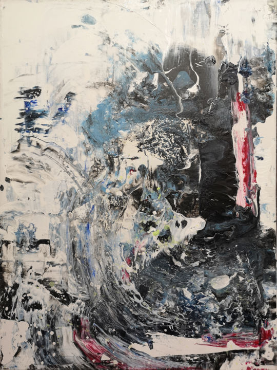 Painting titled "Winter Wedding With…" by Dmitri Matkovsky, Original Artwork, Acrylic