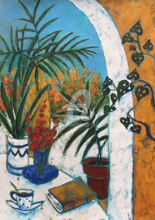 Painting titled "The Arch" by Izabela Rostkowska, Original Artwork, Acrylic