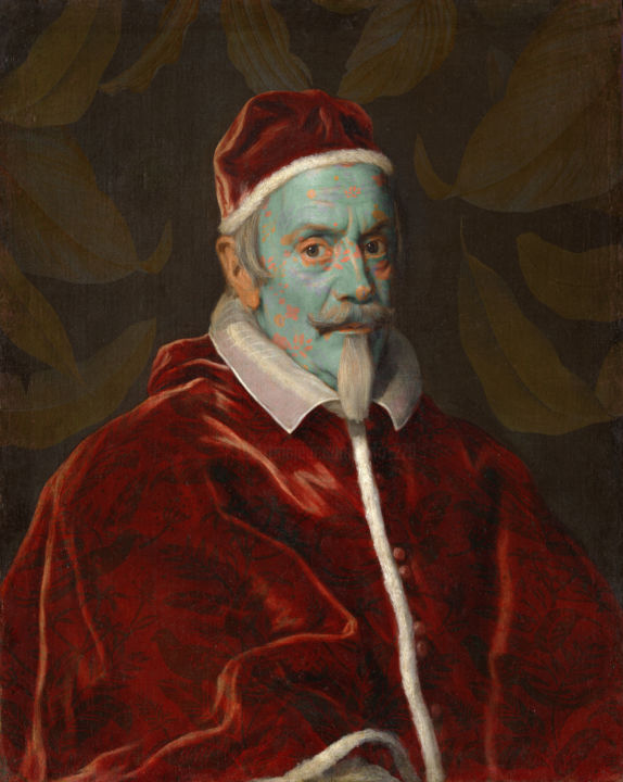 Grafika cyfrowa / sztuka generowana cyfrowo zatytułowany „Cardinal #05” autorstwa Andrea Pisano, Oryginalna praca, Malarstwo…