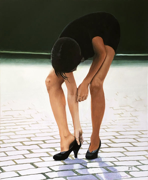Peinture intitulée "Scène culte 17 - La…" par Arnaud Feuga, Œuvre d'art originale, Huile