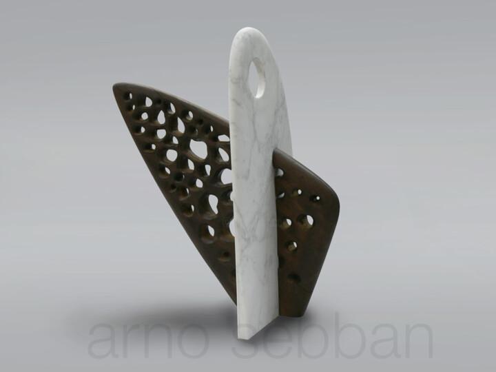 Sculpture titled "Sancho Panza" by Arno Sebban, Original Artwork, Stone