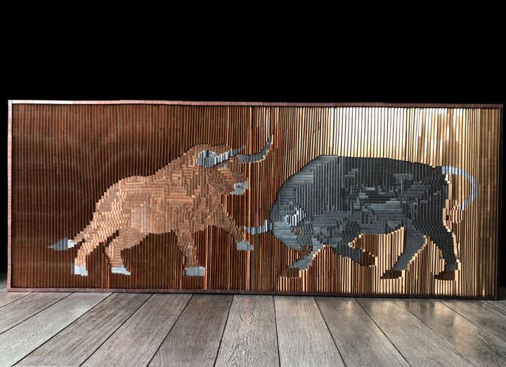 TOROS 雕塑, 31.5x78.7 in