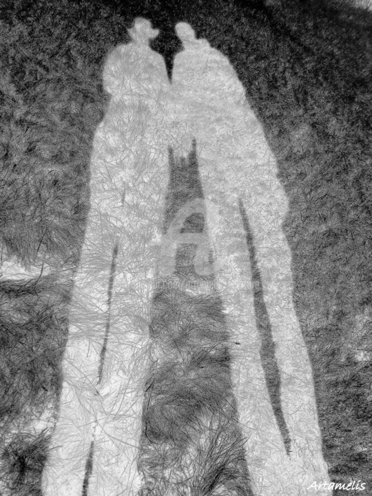Photographie intitulée "C'EST MIEUX A DEUX" par Artamelis, Œuvre d'art originale, Photographie numérique