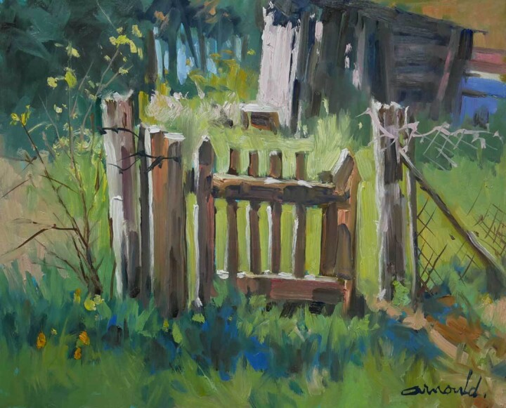 "Sur le chemin de l'…" başlıklı Tablo Christian Arnould tarafından, Orijinal sanat, Petrol