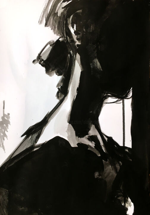 绘画,  13.8x9.8 in 