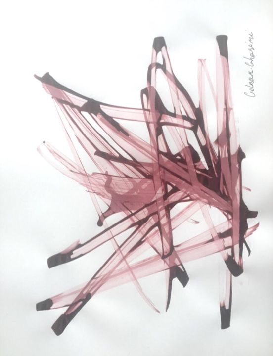 Peinture intitulée "Untitled-2" par Golnar Ghasimi, Œuvre d'art originale, Acrylique
