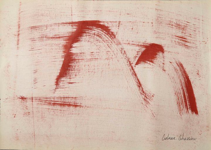 Peinture intitulée "Untitled-5" par Golnar Ghasimi, Œuvre d'art originale, Acrylique