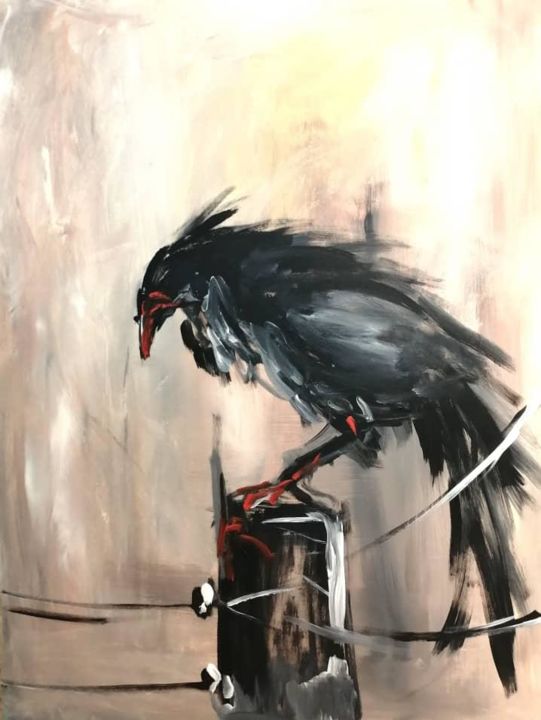 Peinture intitulée "Untitled-1" par Yeganeh Khosravimanesh, Œuvre d'art originale, Acrylique