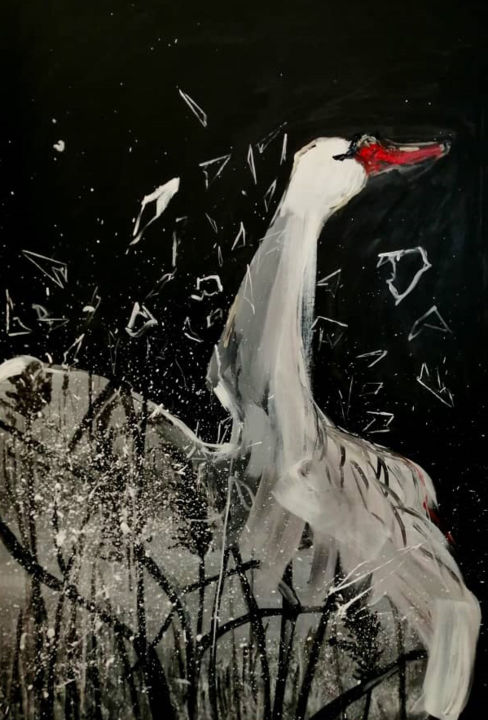 Peinture intitulée "Untitled-5" par Yeganeh Khosravimanesh, Œuvre d'art originale, Acrylique