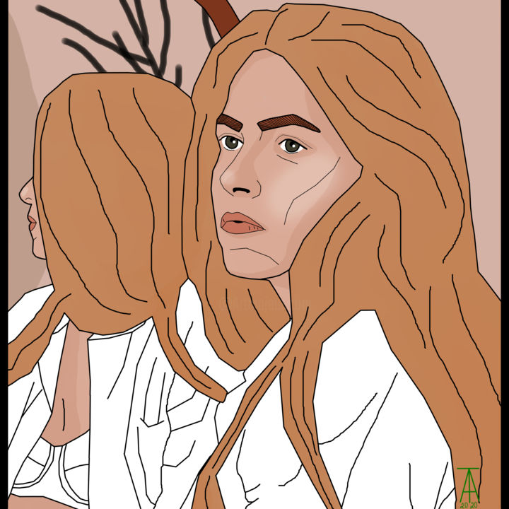 "Анна" başlıklı Dijital Sanat Александра Трутнева tarafından, Orijinal sanat, Dijital Resim