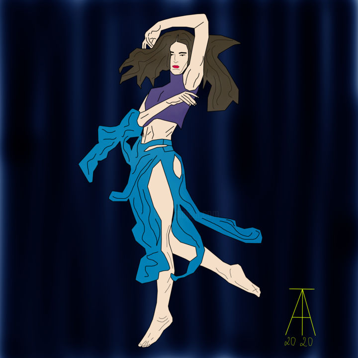 "Танец" başlıklı Dijital Sanat Александра Трутнева tarafından, Orijinal sanat, Dijital Resim