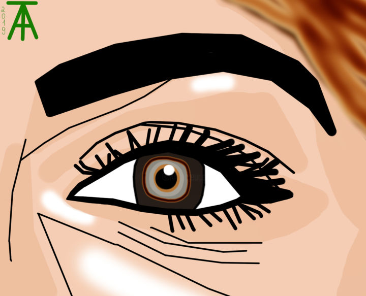 "Взгляд" başlıklı Dijital Sanat Александра Трутнева tarafından, Orijinal sanat, Dijital Resim