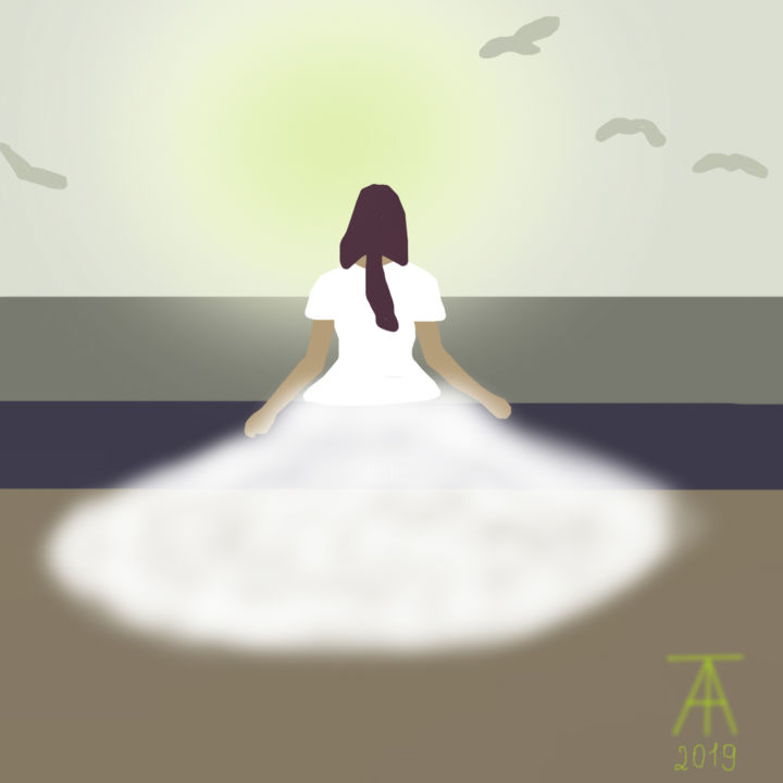 "Ангел" başlıklı Dijital Sanat Александра Трутнева tarafından, Orijinal sanat, Dijital Resim