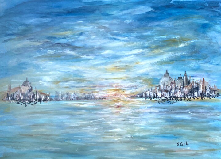 Peinture intitulée "La Promesa del Atar…" par Elisa Cook Benbassat Bassat, Œuvre d'art originale, Huile