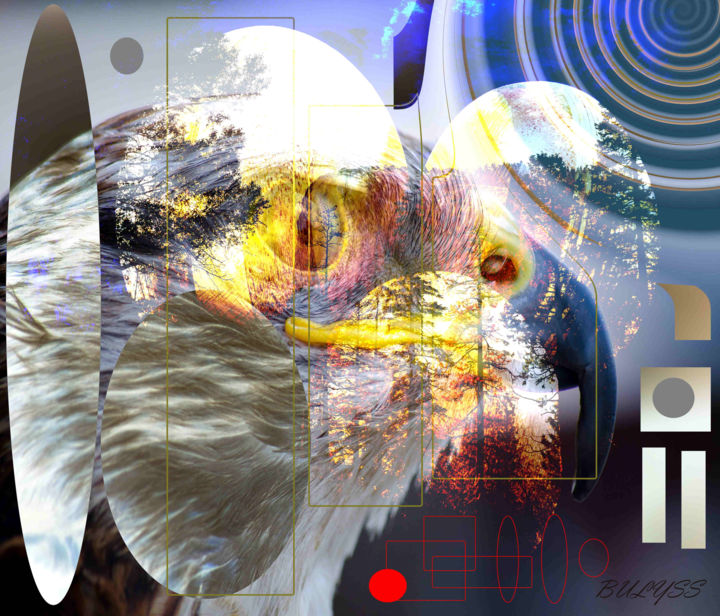 Digital Arts titled "Appalacha Mountain" by Marc Bulyss, Original Artwork, 2D Digital Work