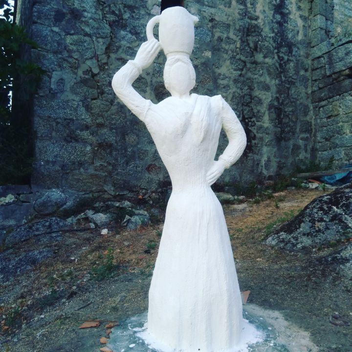 Dame à la cruche 雕塑, 70.9x23.6 in