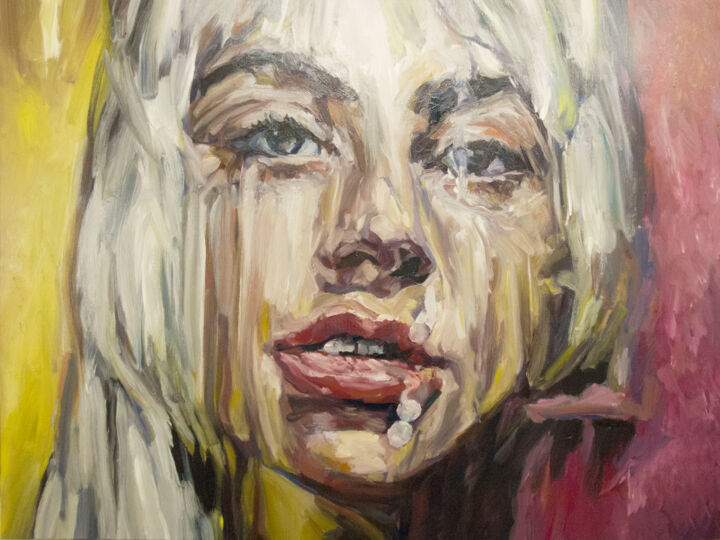 A STAR IS BORN - Lady Gaga, a newspaper's pict. (02) 绘画, 38.2x51.2 in