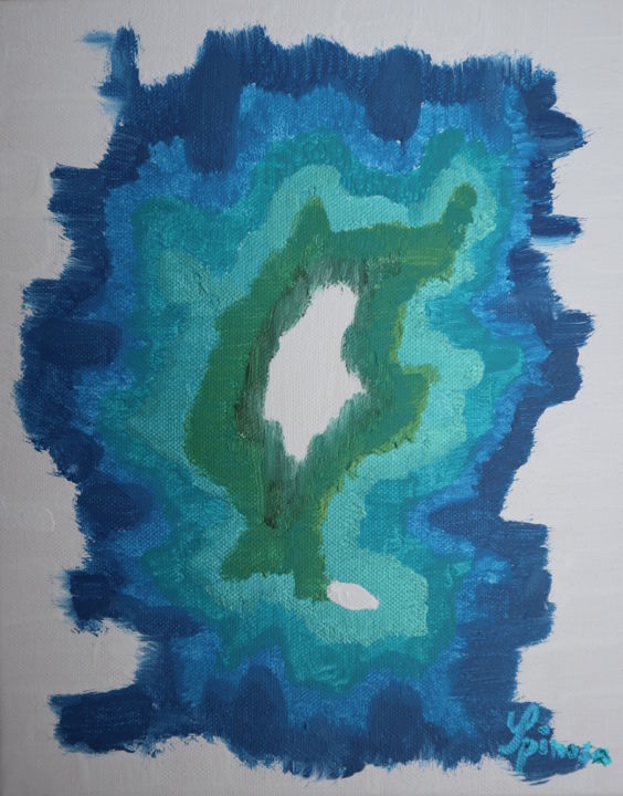 Painting titled "Améthyste" by Adam Spinosa, Original Artwork, Acrylic