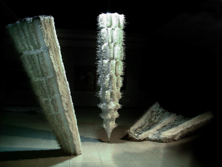 Sculptuur getiteld "植2" door Wei Zeng, Origineel Kunstwerk, Plastic