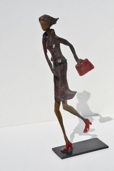 La Femme Pressée 雕塑, 14.6x9.8 in