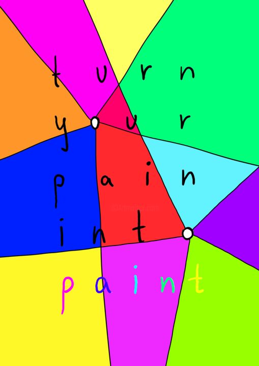 "turn your pain into…" başlıklı Dijital Sanat Katerina Demidenko (katedelalune) tarafından, Orijinal sanat, 2D Dijital Çalış…