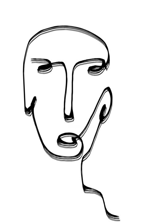 "the face" başlıklı Dijital Sanat Katerina Demidenko (katedelalune) tarafından, Orijinal sanat, 2D Dijital Çalışma