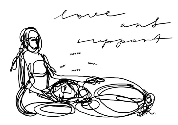 "love & support" başlıklı Dijital Sanat Katerina Demidenko (katedelalune) tarafından, Orijinal sanat, 2D Dijital Çalışma