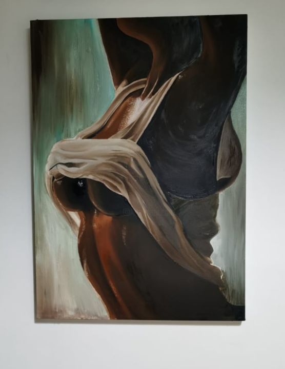 Painting titled "Libertad" by Lobo Gongora, Original Artwork, Oil