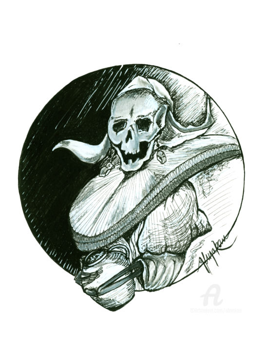 Perrette et le pot-aux-osselets 图画, 11.8x9.5 in