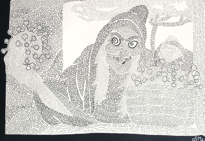图画,  11.8x15.8 in 