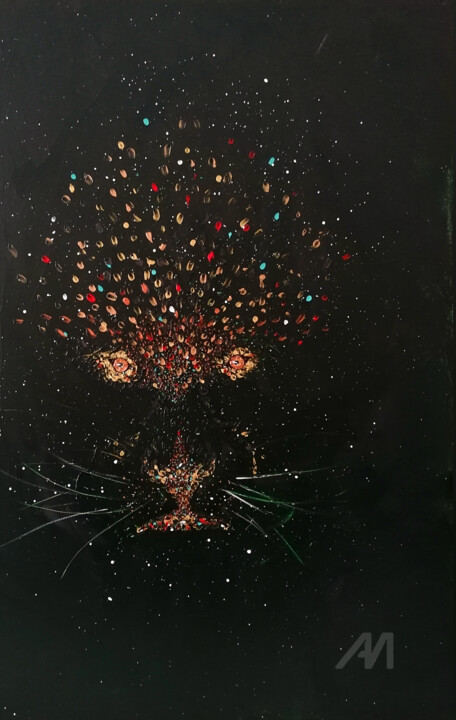 Furie silencieuse 绘画, 31.5x23.6 in